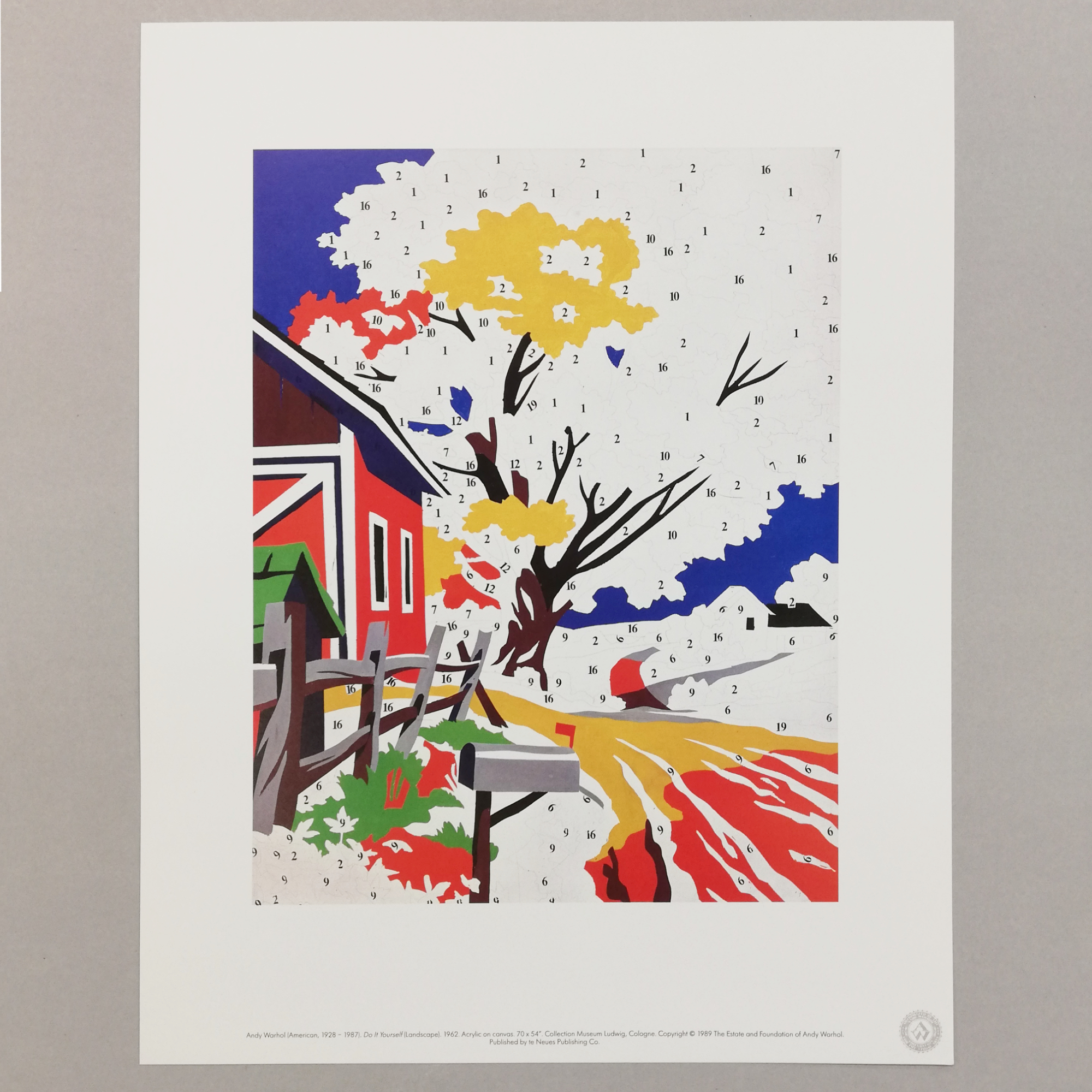 Do It Yourself (Landscape)1962/アンディ・ウォーホル【Andy Warhol