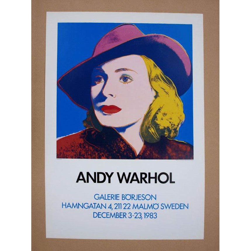 With The Hat/アンディ・ウォーホル【Andy Warhol】ポスター