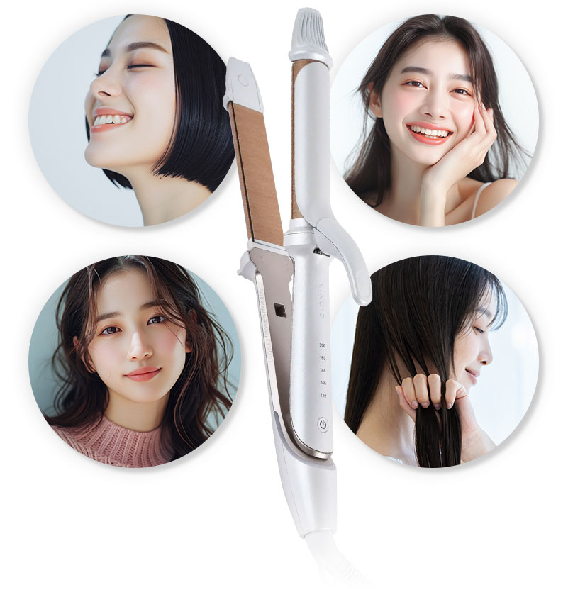 送料無料】KINUJO 2WAY IRON 絹女 2WAY ヘアアイロン 【海外対応