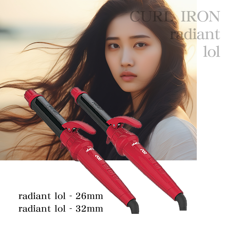 シルクプレートカールアイロン radiant lol ラディアント ロル 32mm