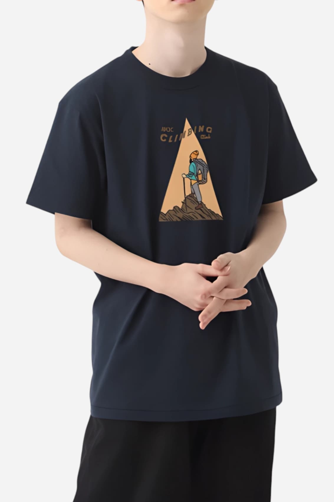 ラフフィットリブネックTシャツ[CROSS＆STITCH OE1118]｜オリジナルT