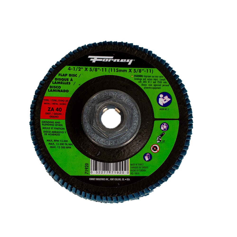 Grinding Wheel, Metal, Type 27 (Depressed Center), 4-1/2 in x 1/4