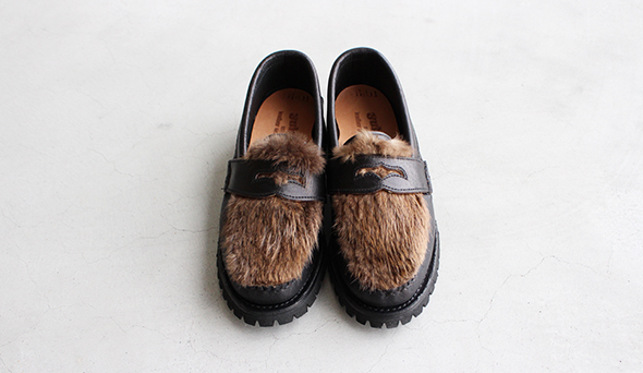 YUKETEN / ユケテン】Penny Loafer ”Beaver Hair”ビーバーヘアーを使っ