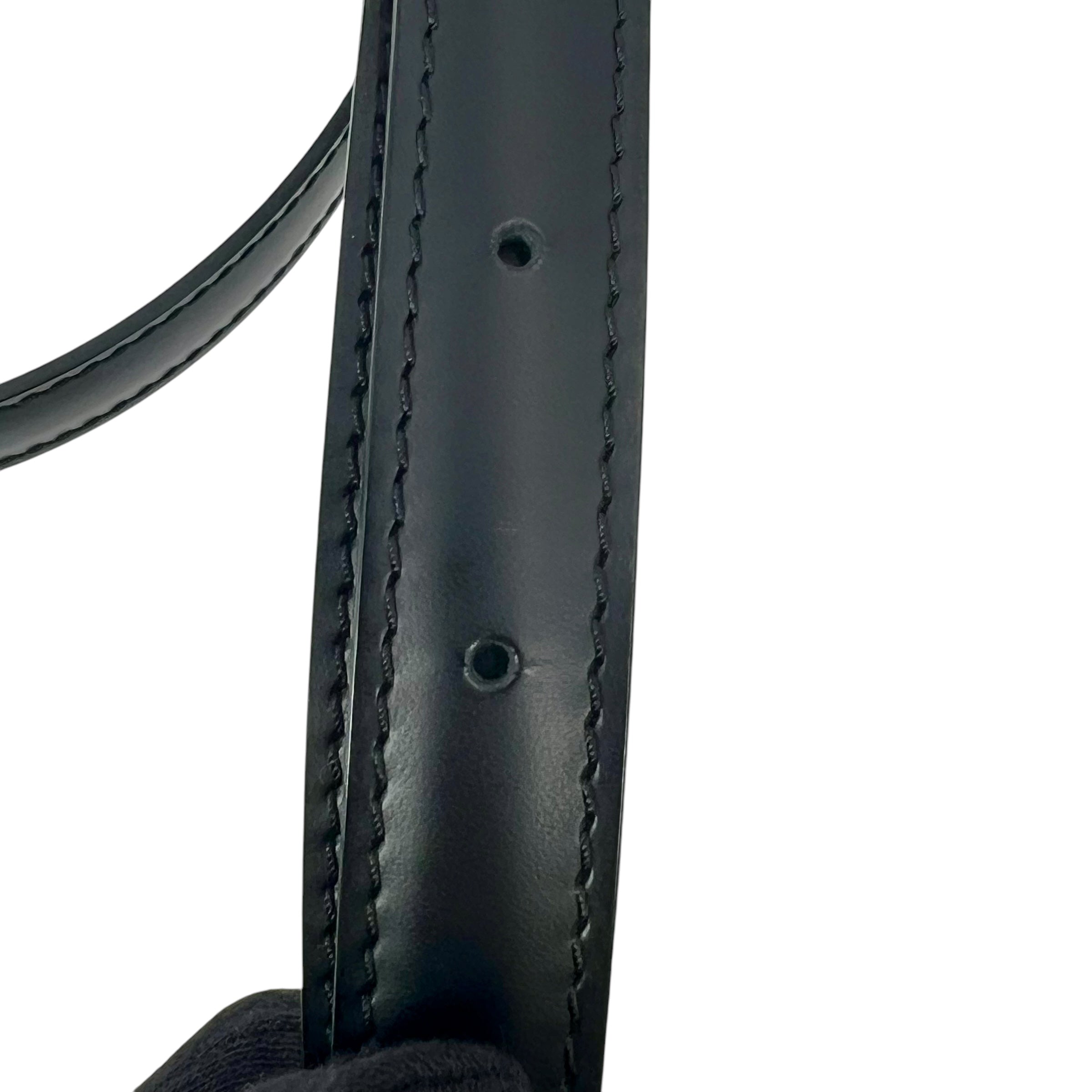 Louis Vuitton ブラック レザー ストラップ - ブラック - 09769 – Feed