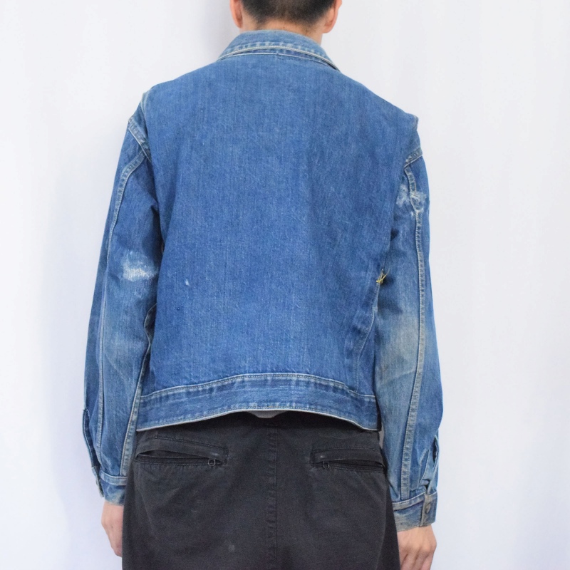 60年代 60s ビッグスミス ストアブランド インディゴ Gジャン