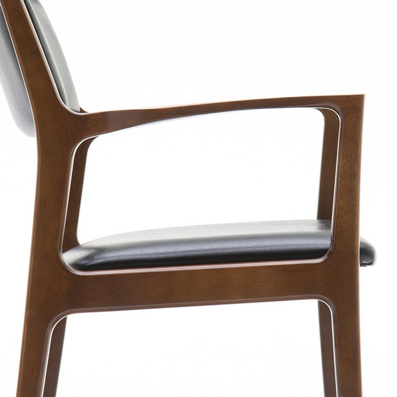 カリモク60+ ダイニングチェアスタンダードブラック（ウォールナット色