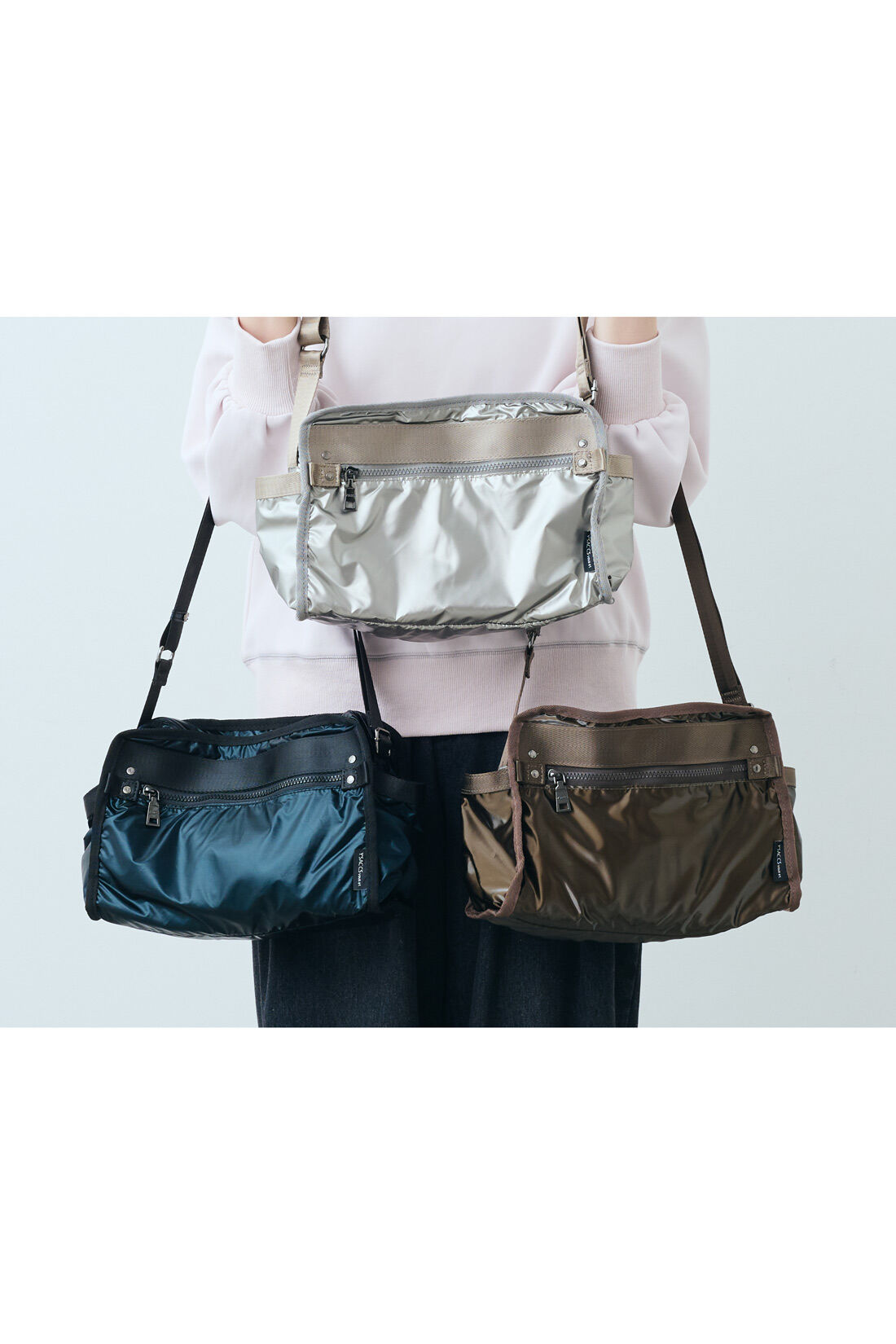 IEDIT[イディット] SELECT Y'SACCS メタリック素材のミドルサイズ