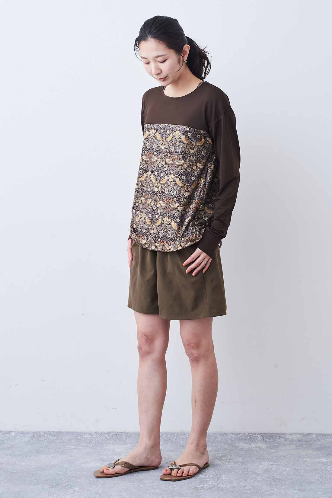 リブ イン コンフォート 大人モリスの世界 「いちご泥棒」柄を秘めた