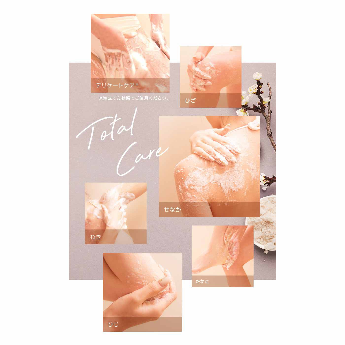 ボディソープにもなる有能スクラブ 気になるざらつき・においをケア