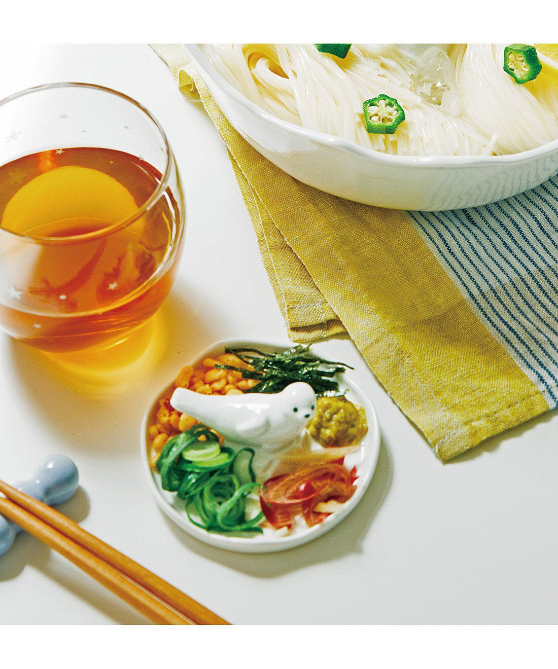 流氷の世界が食卓を涼やかに ちょこんとアニマル そばちょこグラス