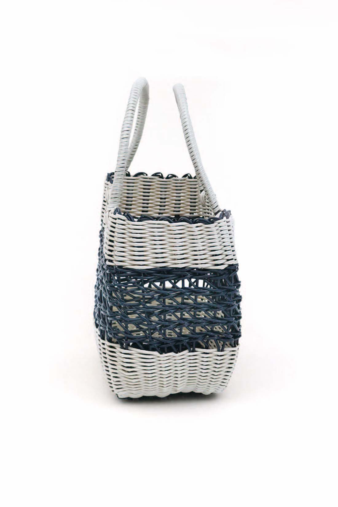 どちらかのサイズが届く！ 軽くて手入れが簡単 お楽しみ編みかごバッグ