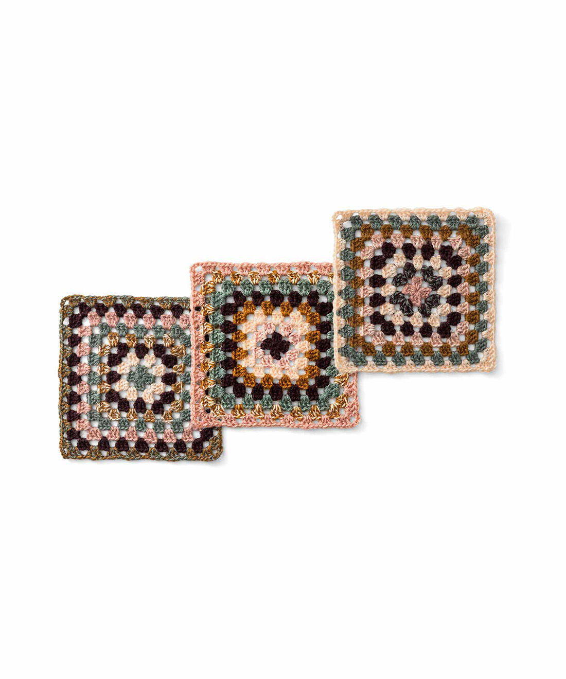 グラニースクエアで編むほどに広がる色の魔法 アレンジ楽しむ