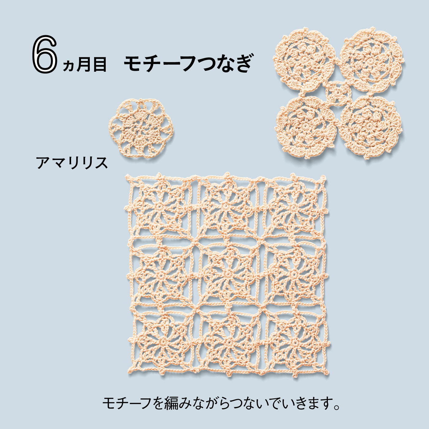 お花でレッスン ごほうびはドイリー♪ 「はじめてさんのきほんのき