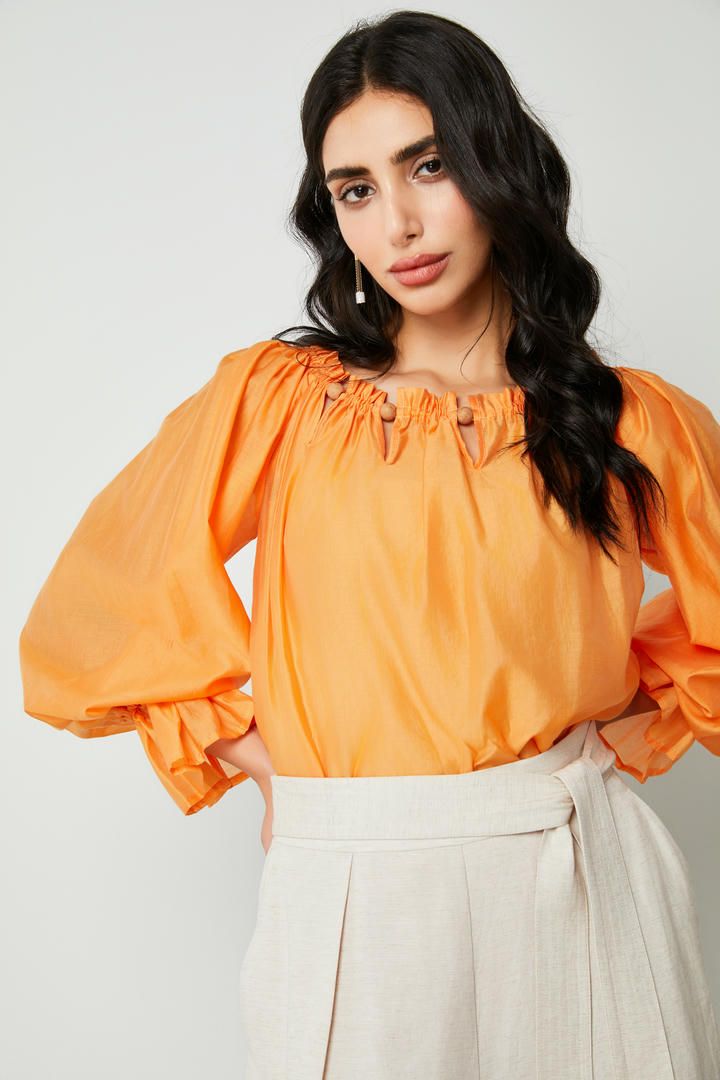 Embellished off-shoulder blouse | femi9