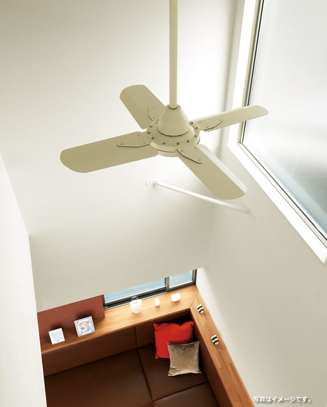 傾斜対応 小型 軽量 オーデリック製シーリングファン【OJC007】｜<公式