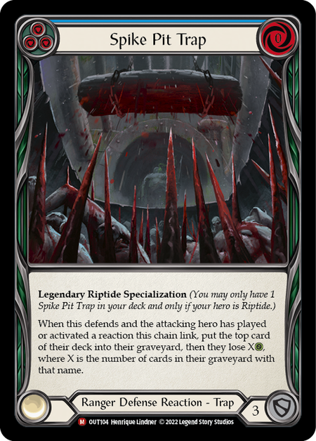 Spike Pit Trap - Outsiders - Flesh & Blood TCG - FaB Foundry