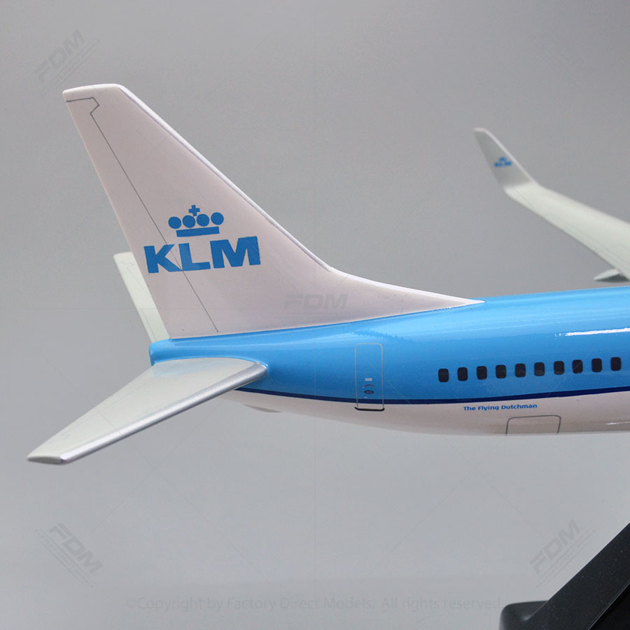 Boeing 737-800 KLM Model Airplane