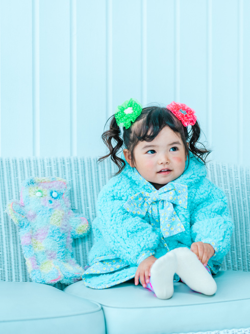 BETTY'S BLUE 平成レトロ y2k ポンチョ風 ボアコート 98 BETTY'S BLUE