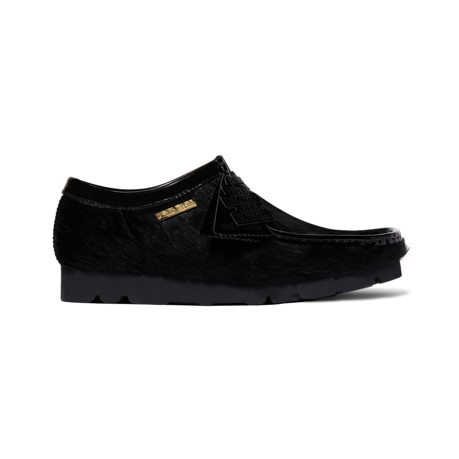BLACK EYE PATCH (CLARKS x ATMOS WALLABEE) BLACK - FAMLEST