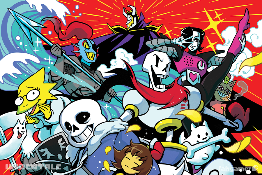 UNDERTALE」－ 5周年記念 ポスター - Fangamer Japan