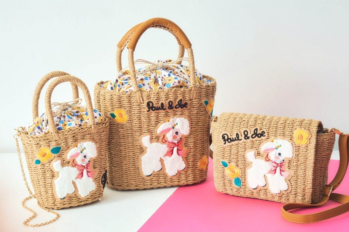 ポール & ジョー アクセソワ23年春夏“もこもこのヒツジ”のかごバッグ