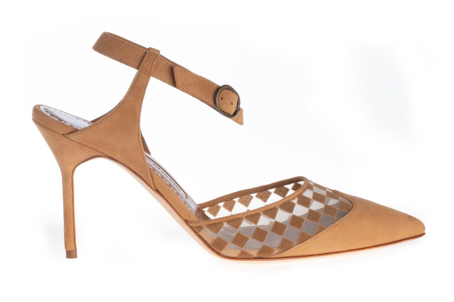 マノロ ブラニク24年春シューズ、パステルブルーの「ハンギシ」や