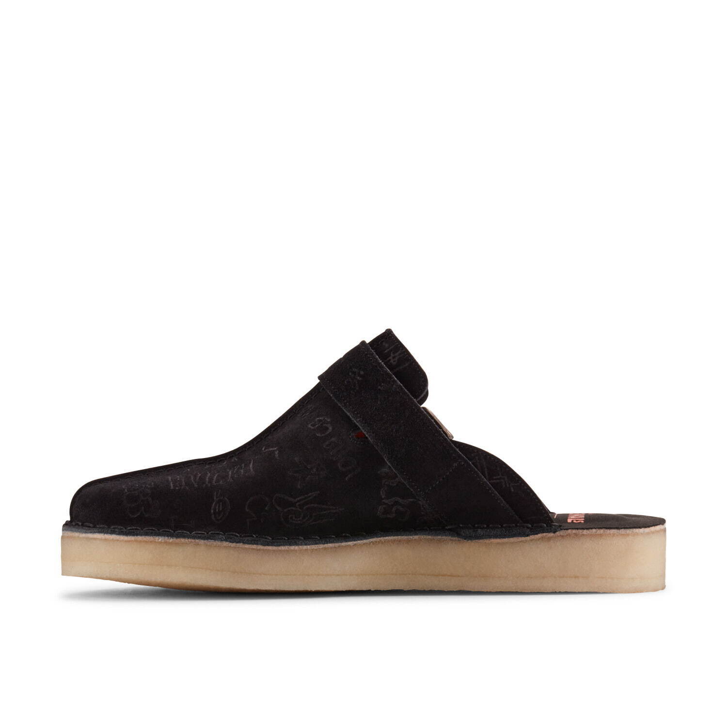 クラークス オリジナルズ“落書き風”デボス加工入り「ワラビー