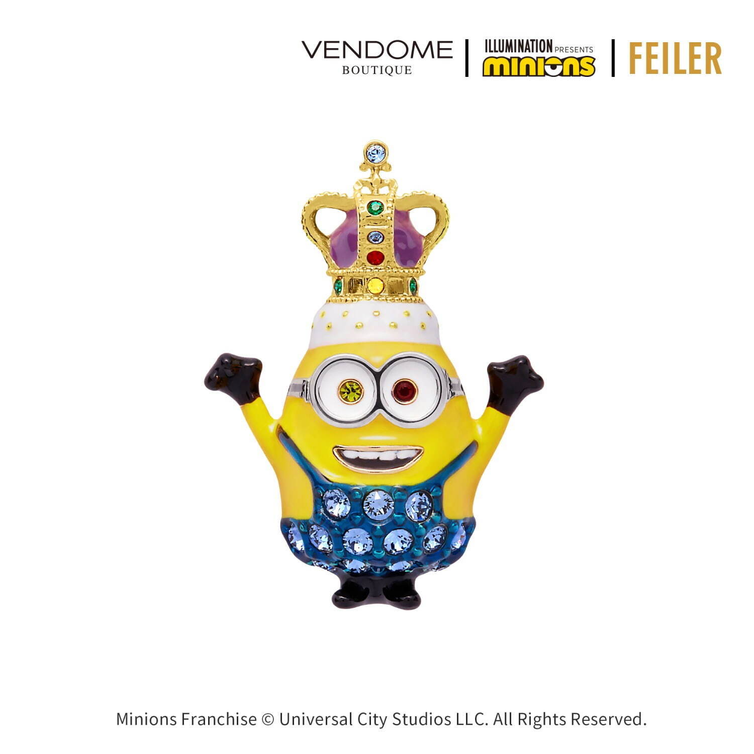 ヴァンドームブティック「ミニオン」アクセサリー“バナナ釣る
