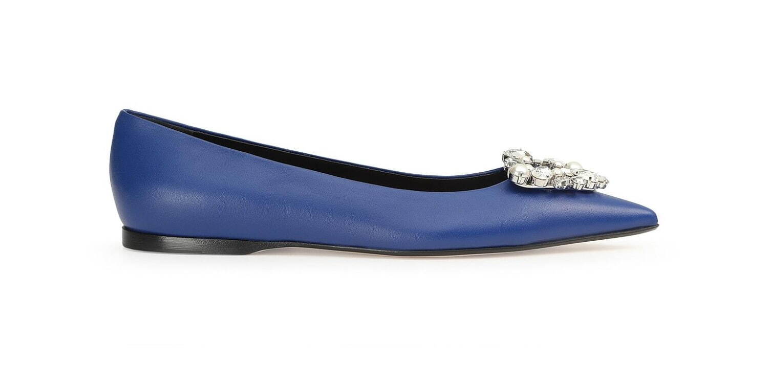 セルジオ ロッシ24年秋冬パンプス「srゴディバ プレシャス」三角形の