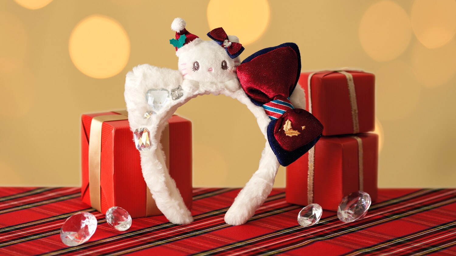 USJ「NO LIMIT!クリスマス」ハローキティの“もふもふ”カチューシャなど