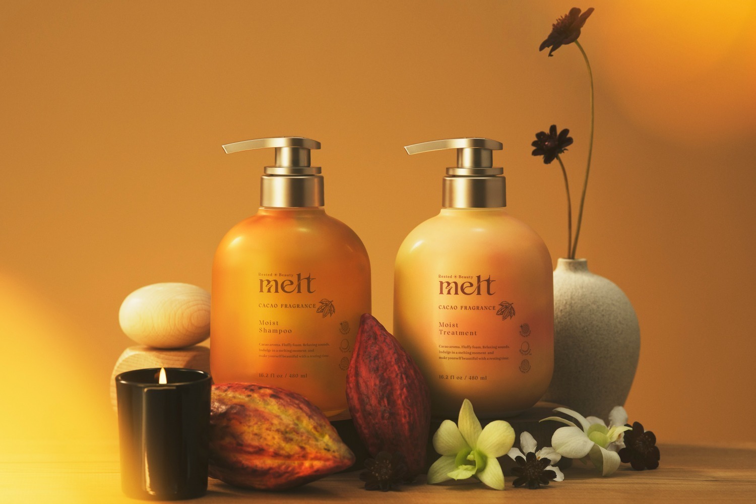 ベスコス受賞ヘアケア「メルト」限定フレグランス第1弾、甘くとろける