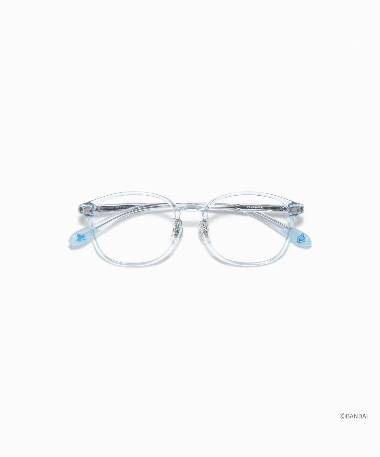 JINS×たまごっち」アイウェア、さりげない“ドット絵”のまめっち＆くち