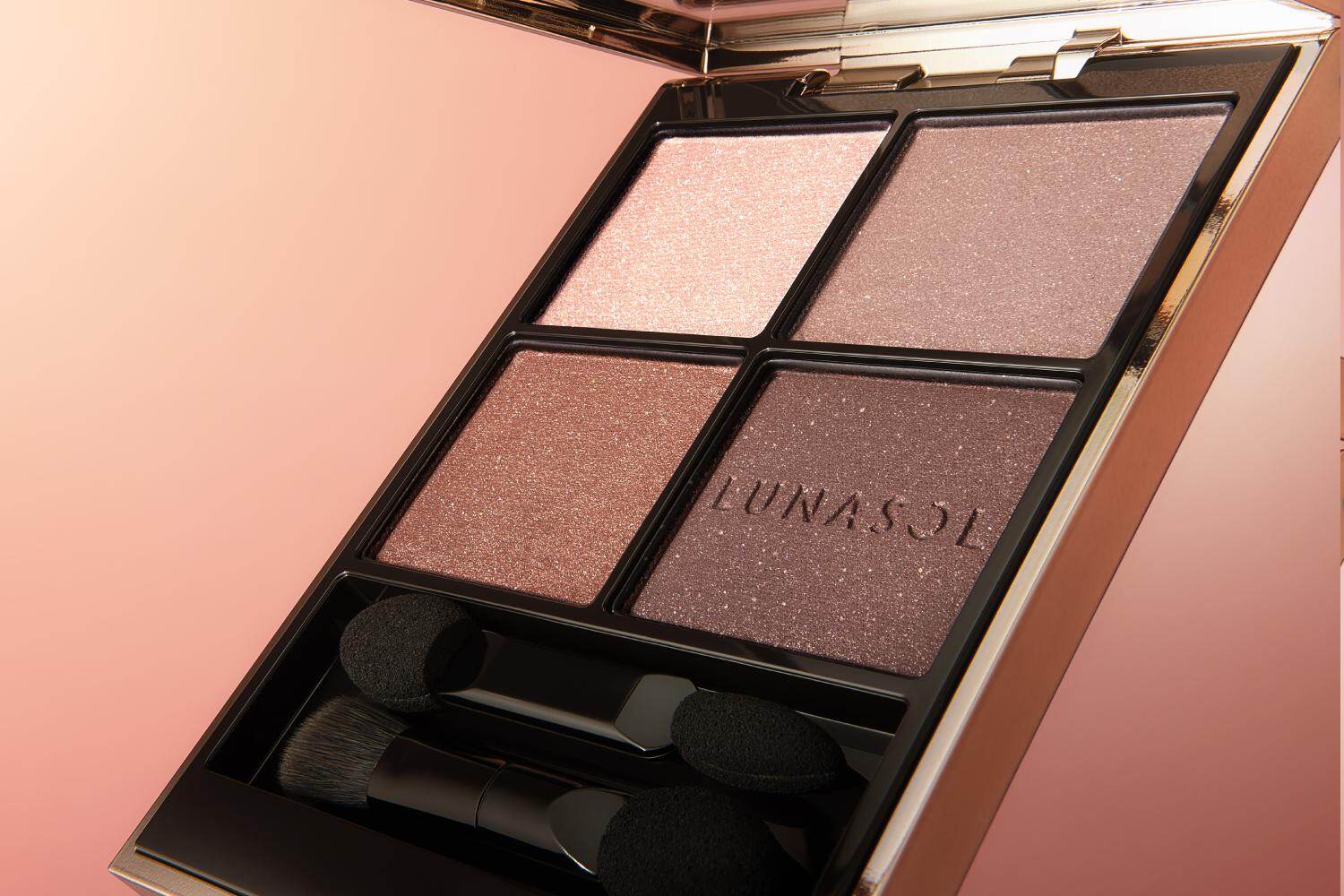 ルナソル“赤みブラウン”の4色アイシャドウ「アイカラーレーション N