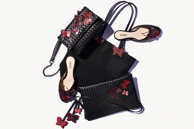 ボッテガ・ヴェネタ日本限定コレクション、バタフライモチーフのバッグ