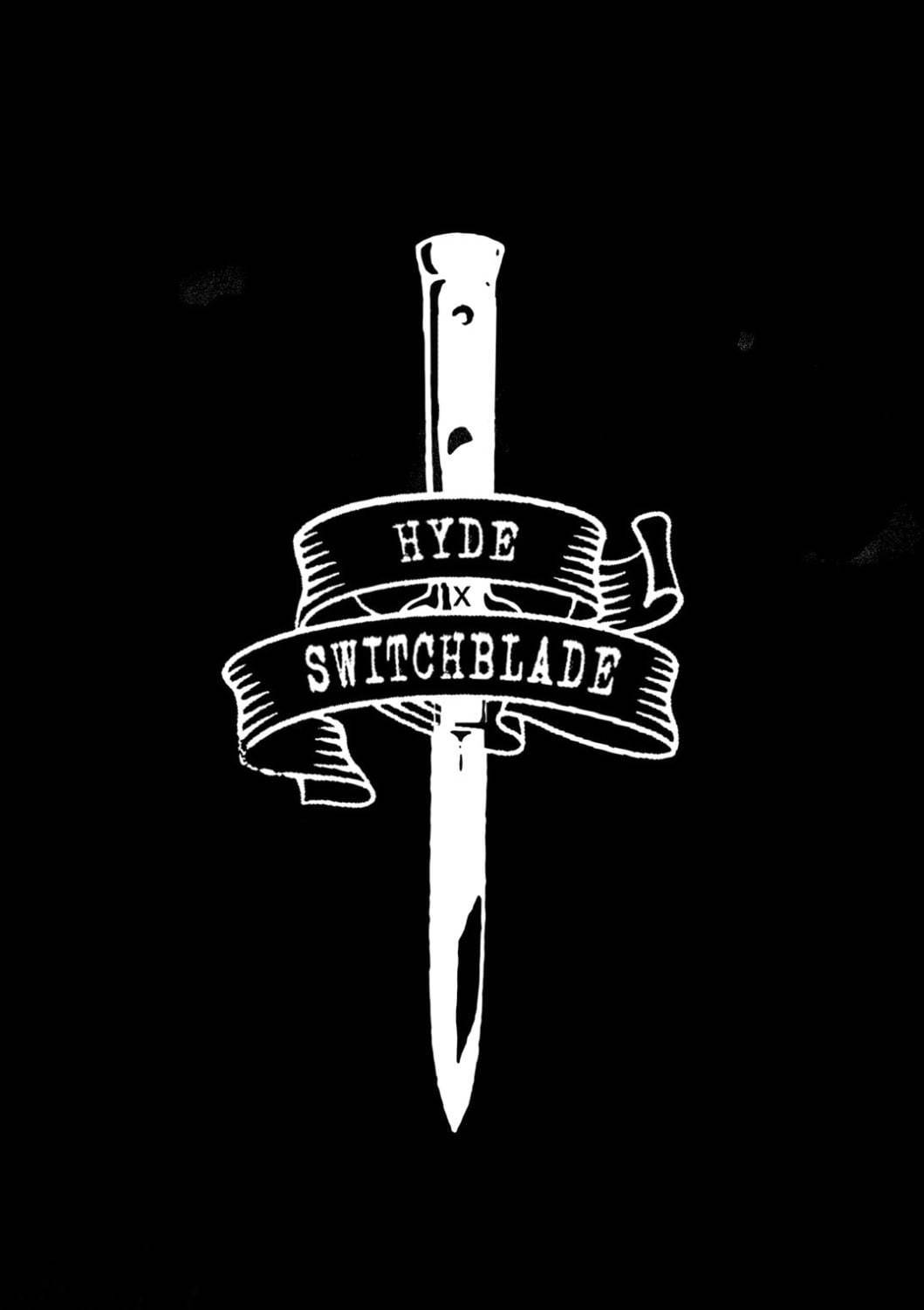 元ロエン高原啓×HYDEの「スイッチブレード」WネームTシャツやキャップ