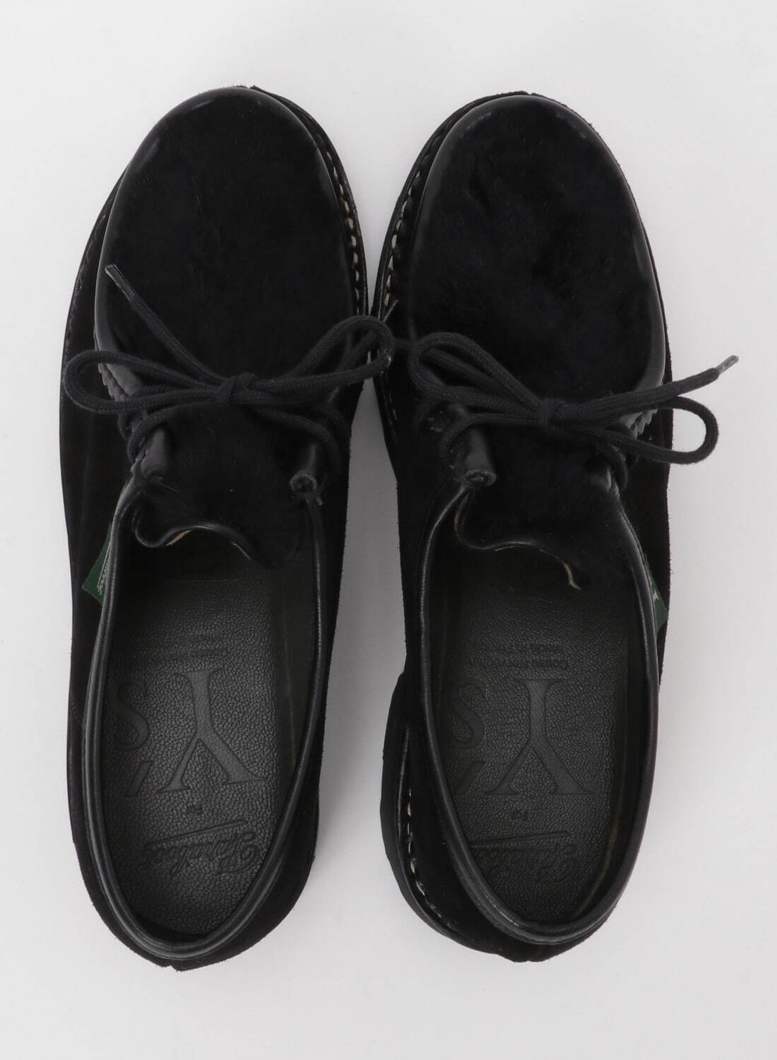 Y's×パラブーツ「ミラボゥ」異素材コンビ×ホワイトステッチの特別