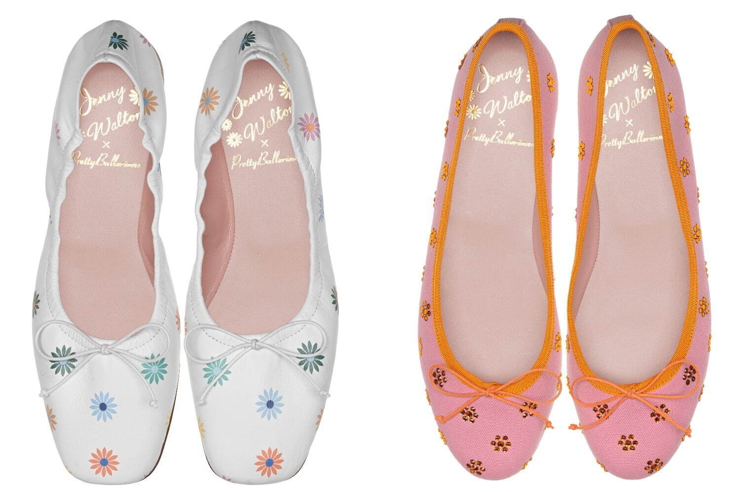 プリティ・バレリーナ“デイジー”モチーフのカラフルバレエシューズ
