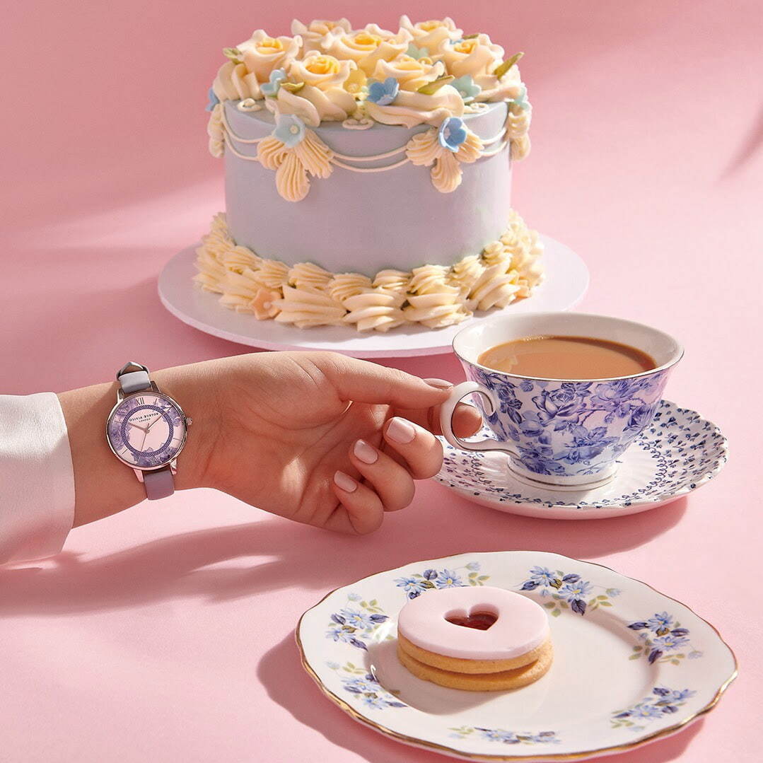 オリビア・バートンの新作腕時計「ティーパーティー」英国の伝統的な