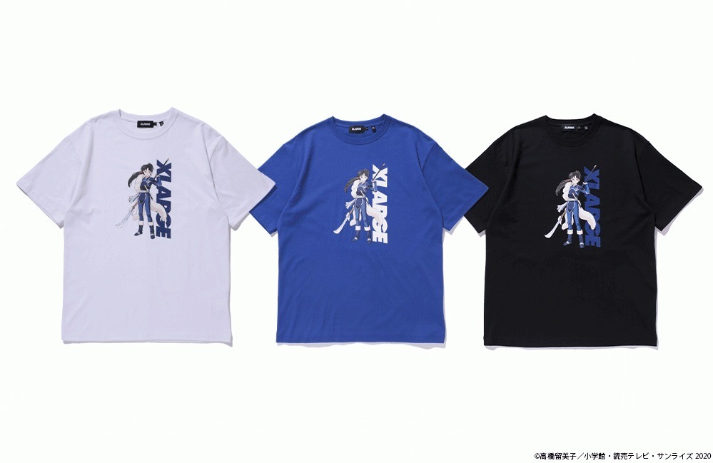 XLARGE×『犬夜叉』のコラボTシャツ、『半妖の夜叉姫』から3人の夜叉姫