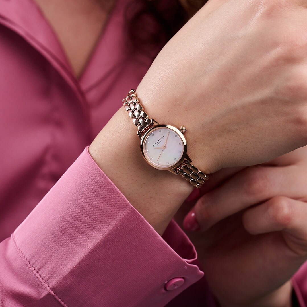 オリビア・バートン新作腕時計、メタルブレスレットの「クラシックス