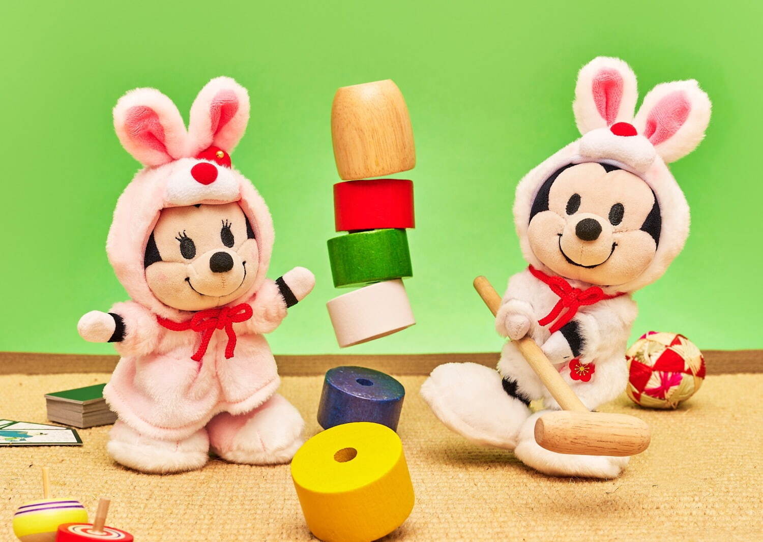 ディズニーストアの23年お正月、ジュディ・ホップス＆ニックのだるま