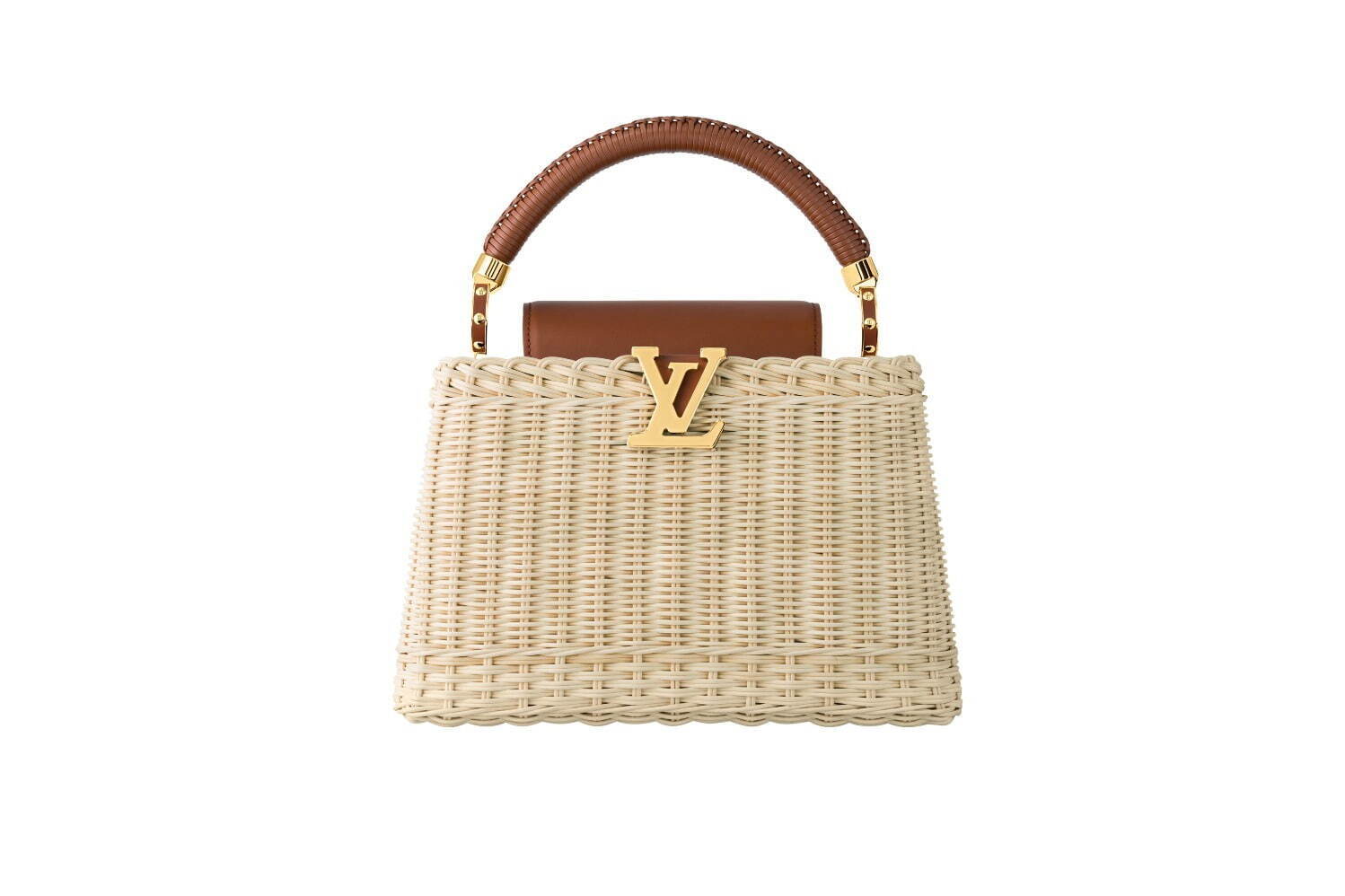 ルイ・ヴィトンのアイコンバッグ「カプシーヌ」新作、“手編みラタン