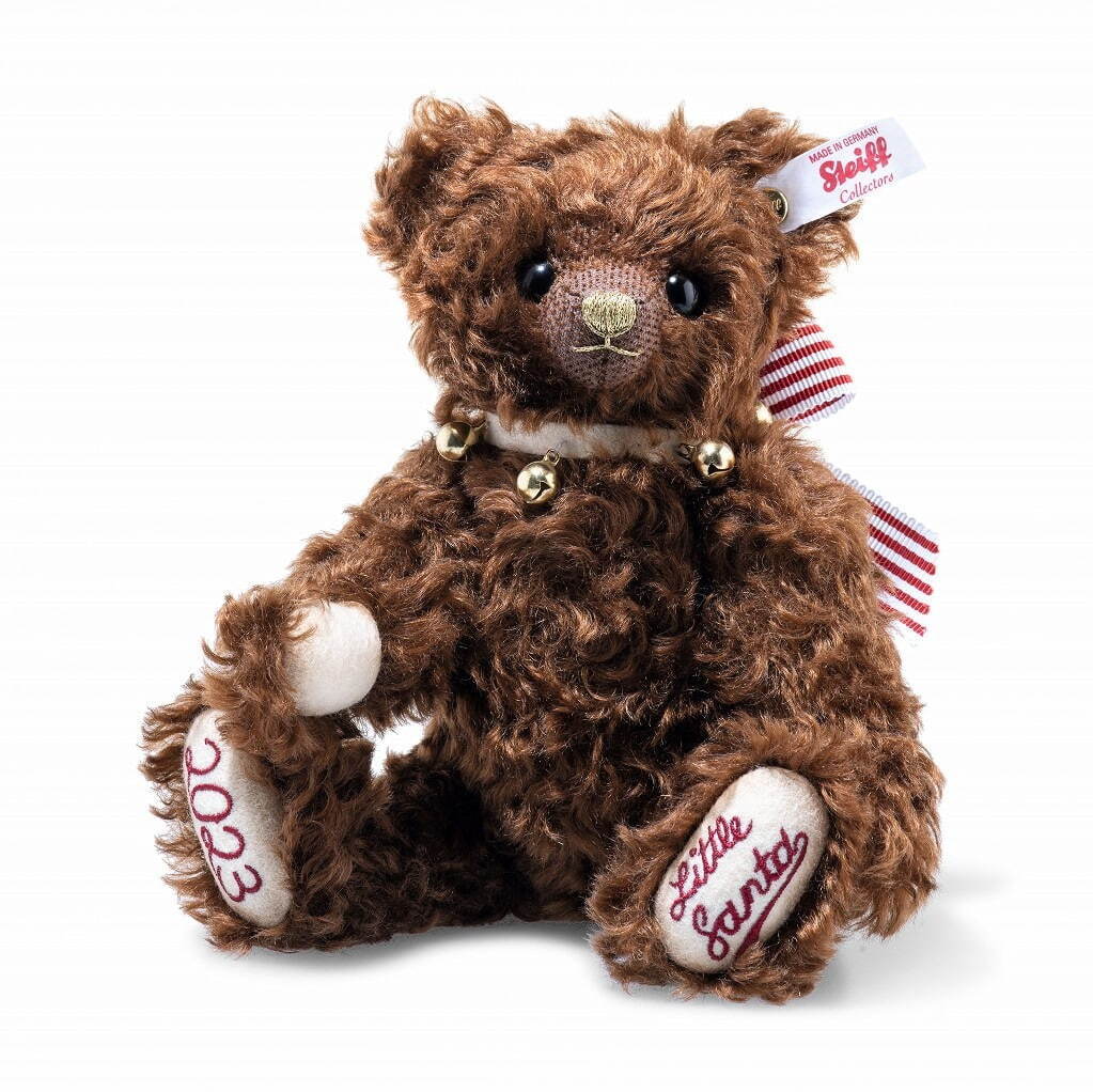 シュタイフのクリスマス限定「リトルサンタ」新作、ベル付チョーカー