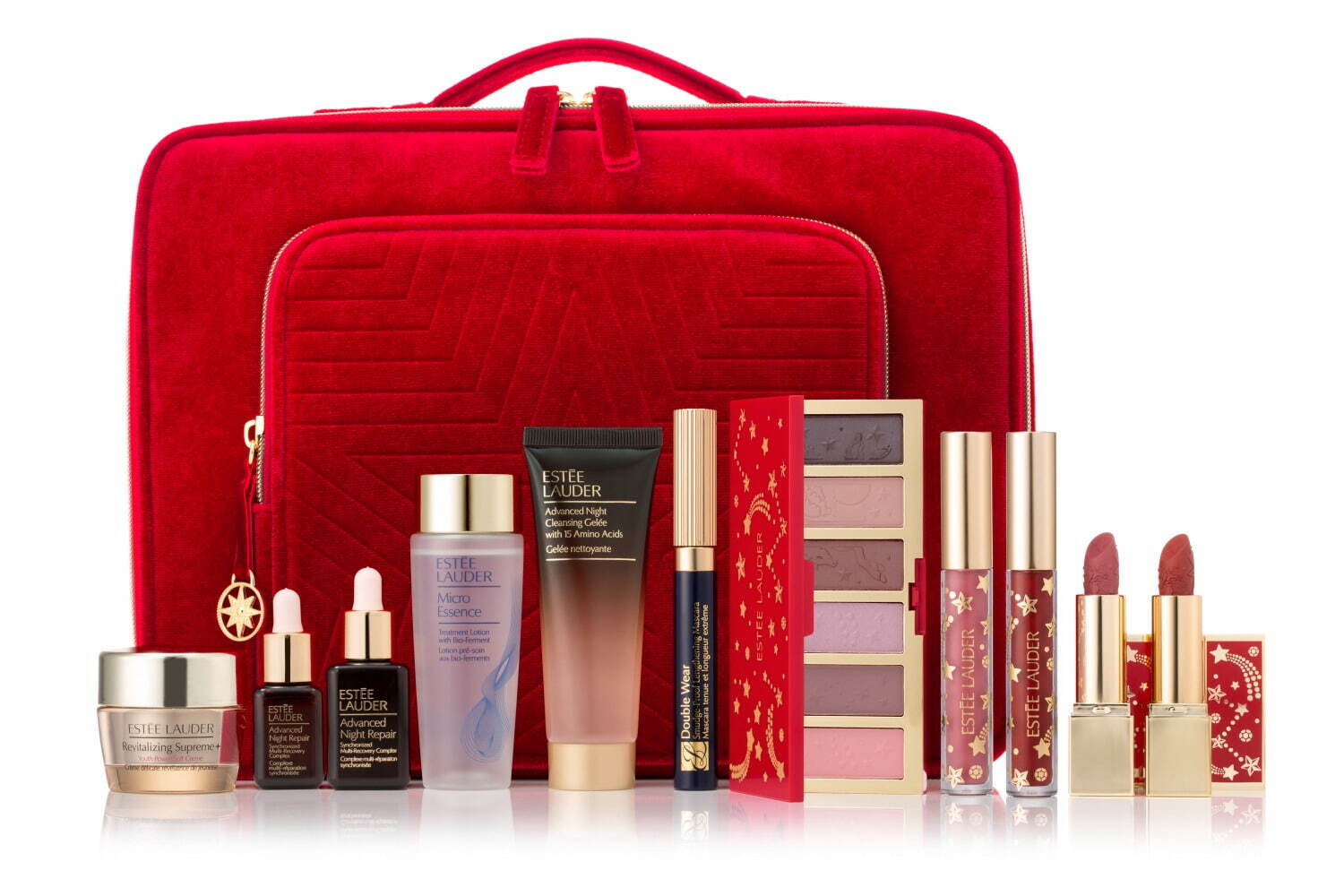 エスティ ローダー23年クリスマスコフレ第3弾、“星が煌めく”限定リップ