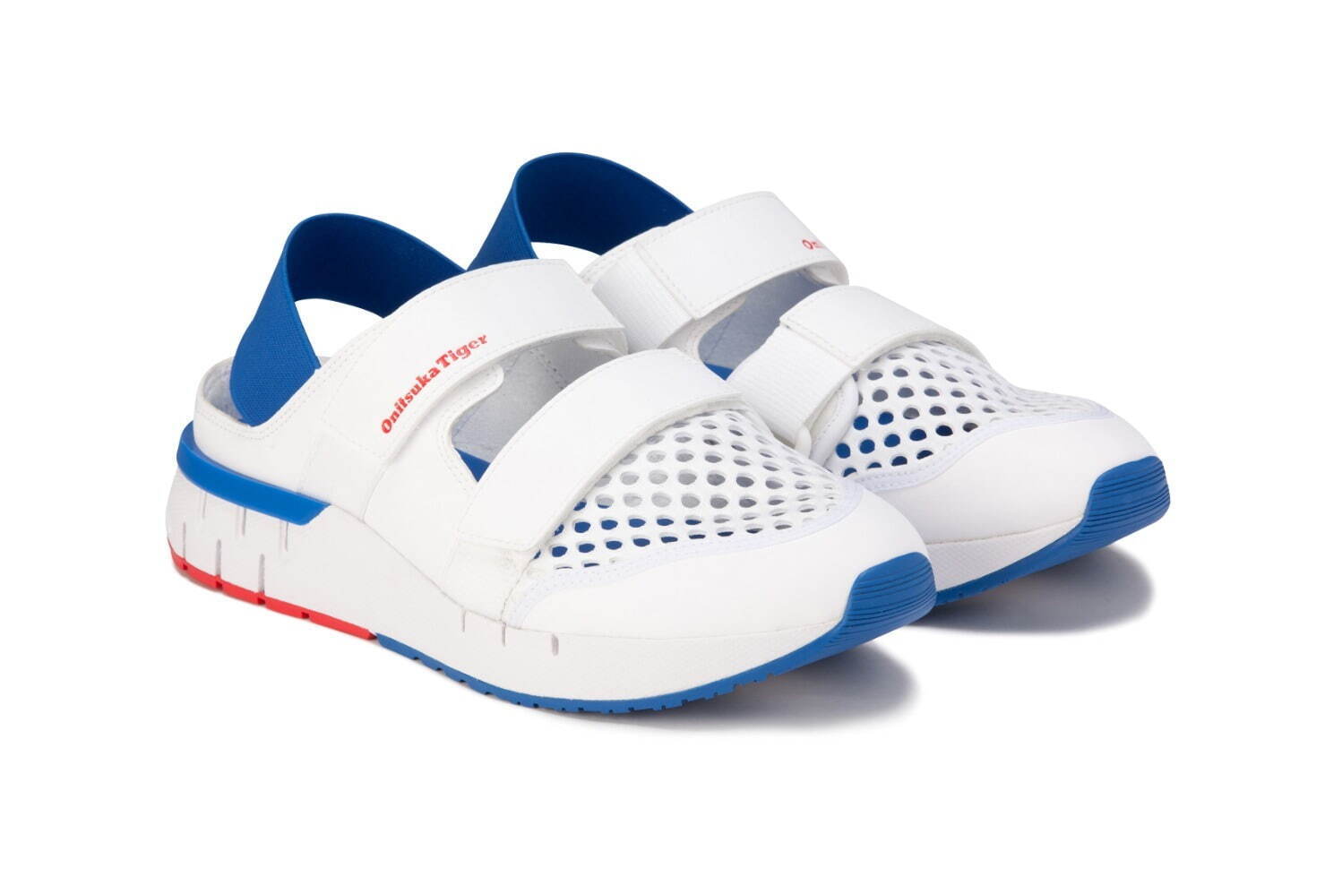 オニツカタイガー23年春夏サンダル「メキシコ 66」のメッシュ素材サボ