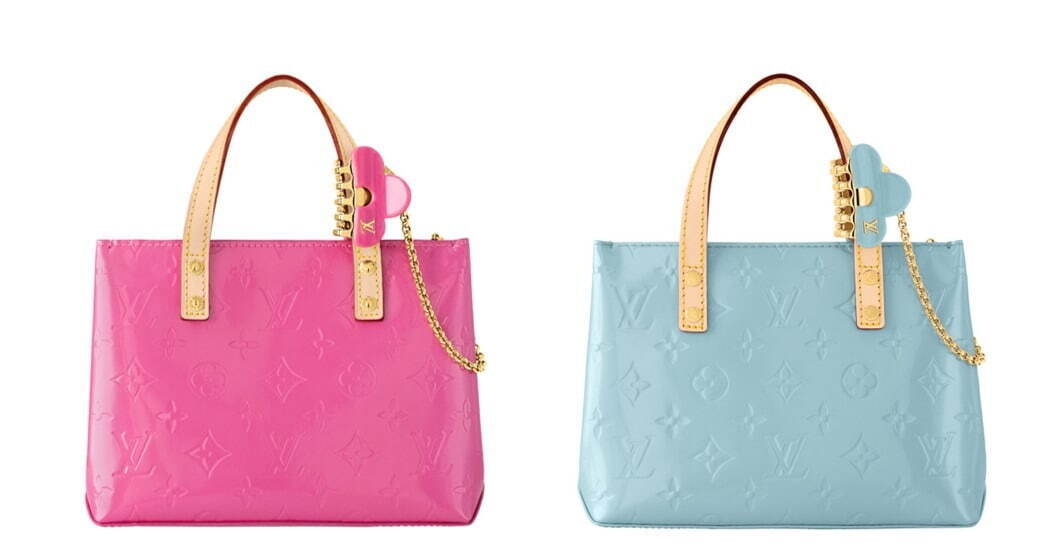 ルイ・ヴィトン“パステルカラー”のエナメルレザーバッグ、モノグラム