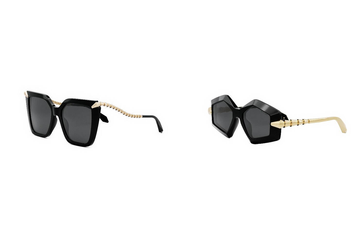 ブルガリ24年春夏メンズ＆ウィメンズアイウェア、蛇モチーフの