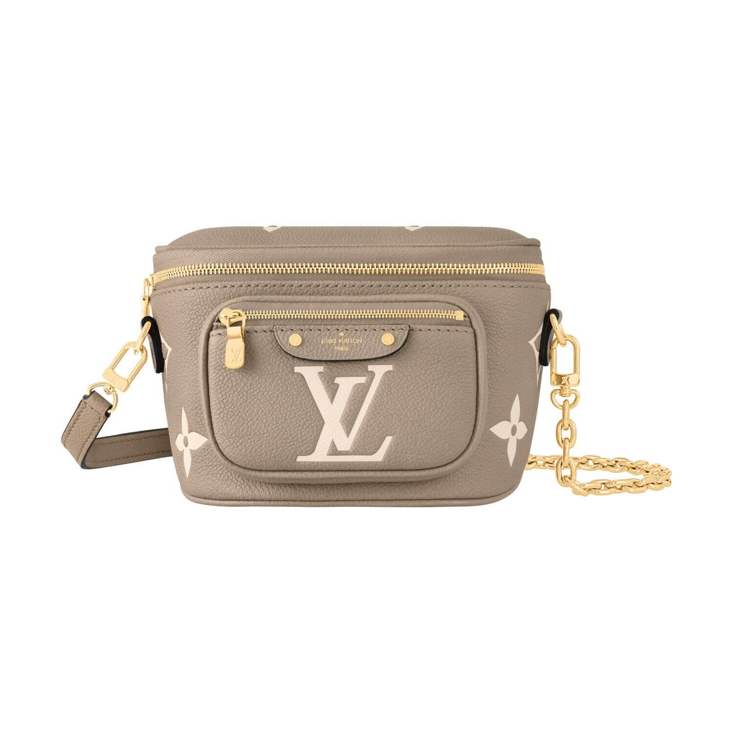 ルイ・ヴィトン「ミニ バムバッグ」エンボス加工のモノグラム