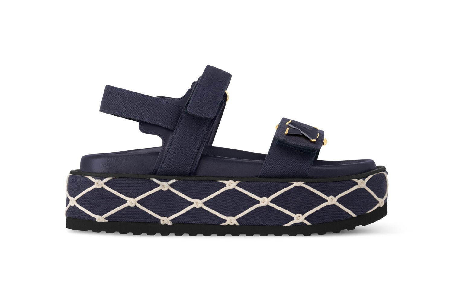 ルイ・ヴィトン24年夏ウィメンズサンダル、“ロープの結び目”風