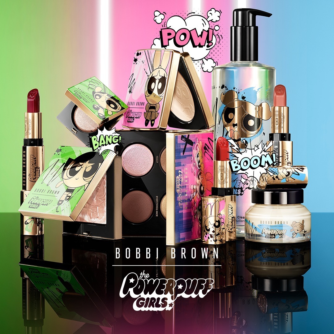 ボビイ ブラウン×「パワーパフ ガールズ」限定コラボコスメ、煌めく4色